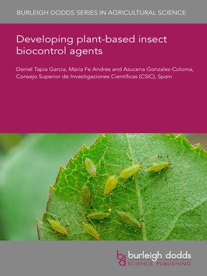 cover image of Developing plant-based insect biocontrol agents